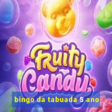 bingo da tabuada 5 ano