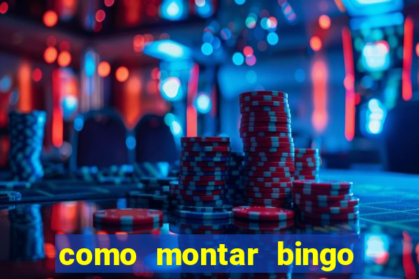 como montar bingo brinquedos toia