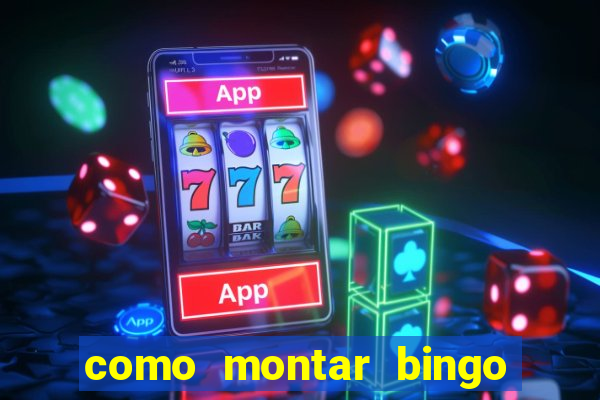 como montar bingo brinquedos toia