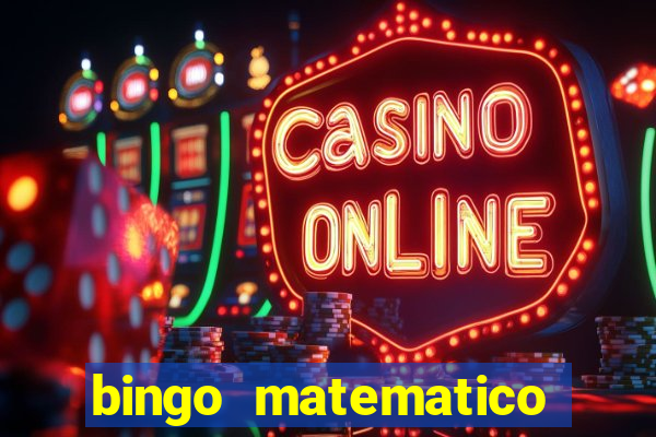 bingo matematico para ensino medio