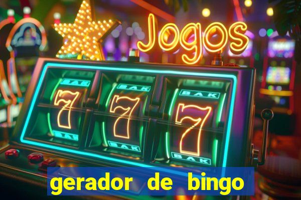 gerador de bingo de palavras