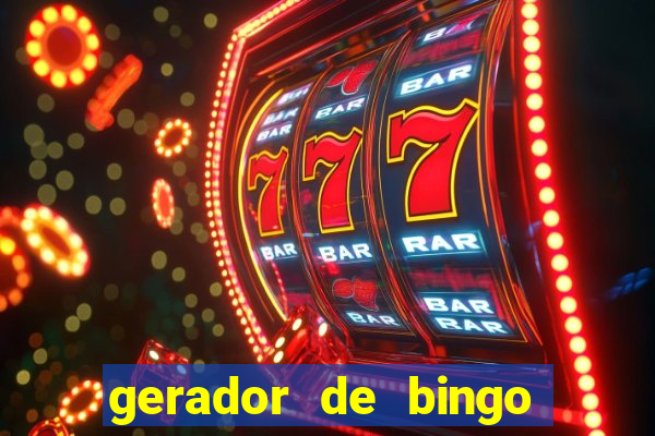 gerador de bingo de palavras