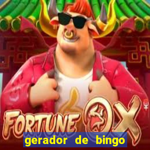 gerador de bingo de palavras