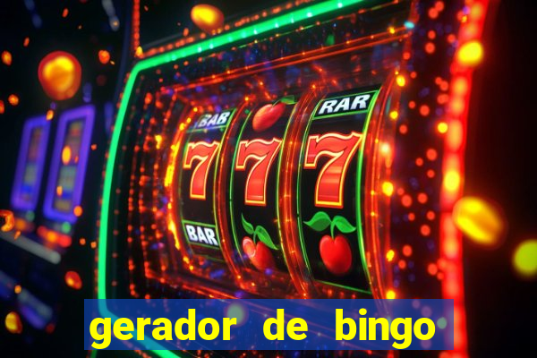 gerador de bingo cha de bebe