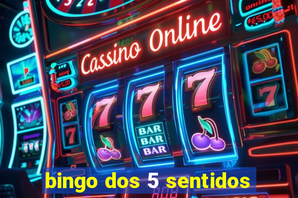 bingo dos 5 sentidos