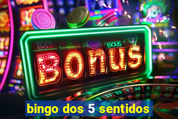 bingo dos 5 sentidos