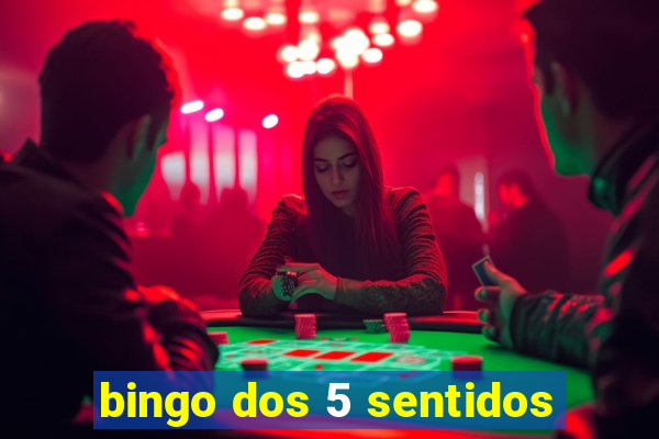 bingo dos 5 sentidos