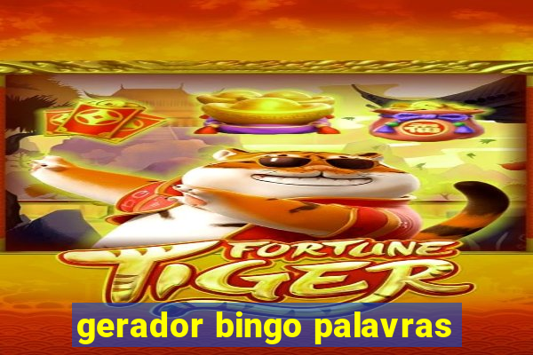 gerador bingo palavras