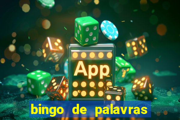 bingo de palavras de natal