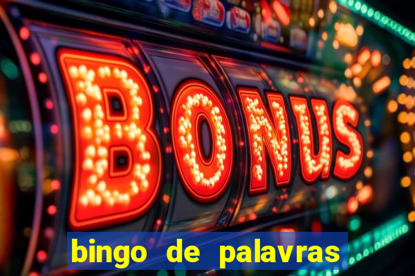 bingo de palavras de natal