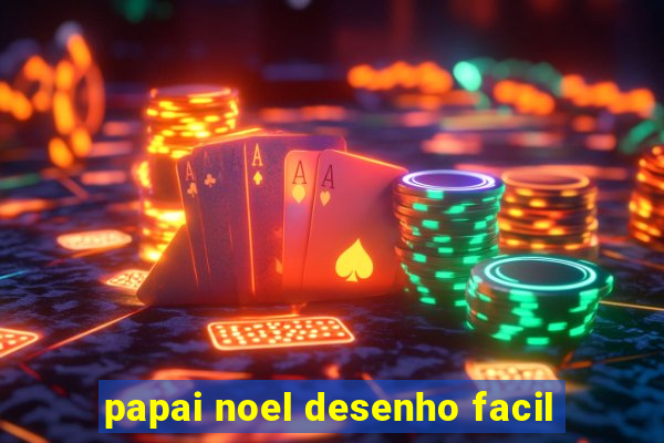 papai noel desenho facil