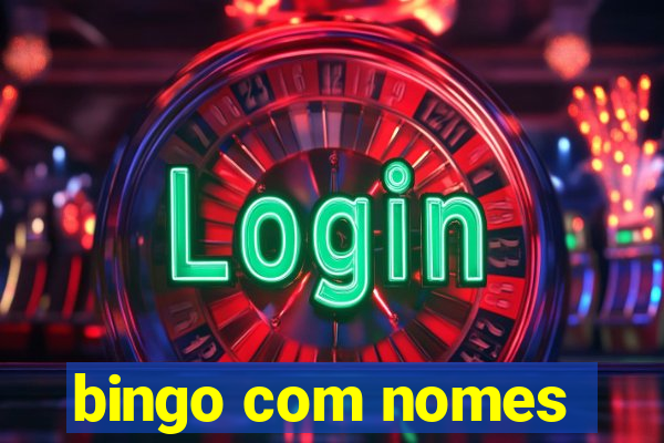 bingo com nomes