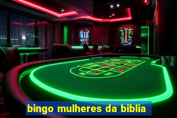 bingo mulheres da biblia