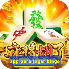 app para jogar bingo