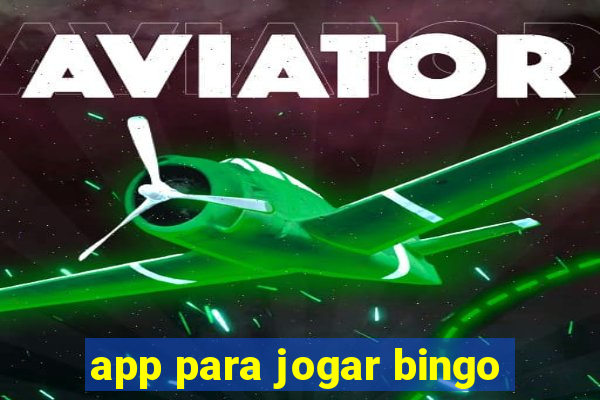 app para jogar bingo