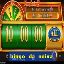 bingo da noiva para imprimir