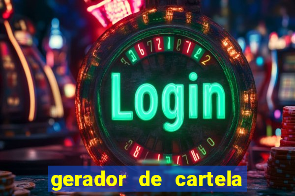 gerador de cartela de bingo