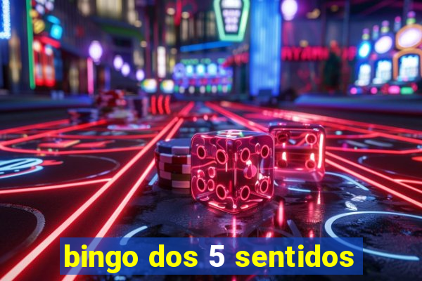 bingo dos 5 sentidos