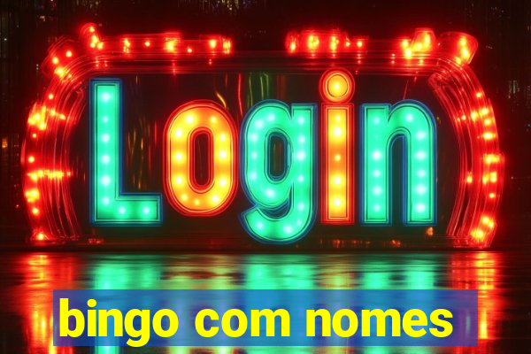 bingo com nomes