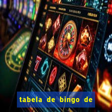 tabela de bingo de 1 a 100