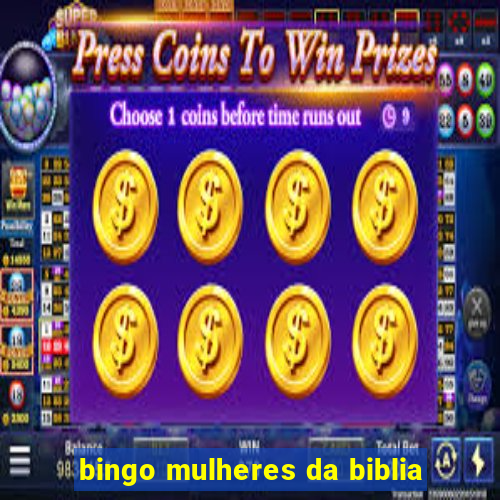 bingo mulheres da biblia