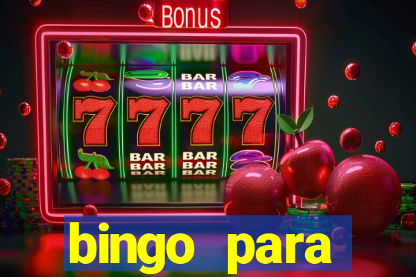 bingo para despedida de solteira para imprimir