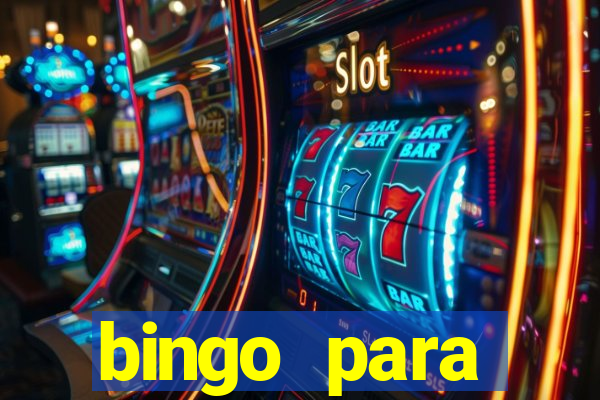 bingo para despedida de solteira para imprimir