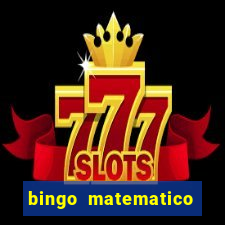 bingo matematico para ensino medio