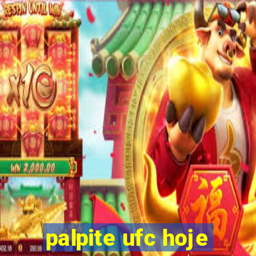 palpite ufc hoje