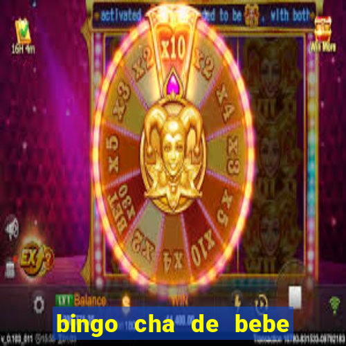 bingo cha de bebe cartelas para imprimir