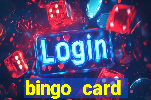 bingo card generator with pictures