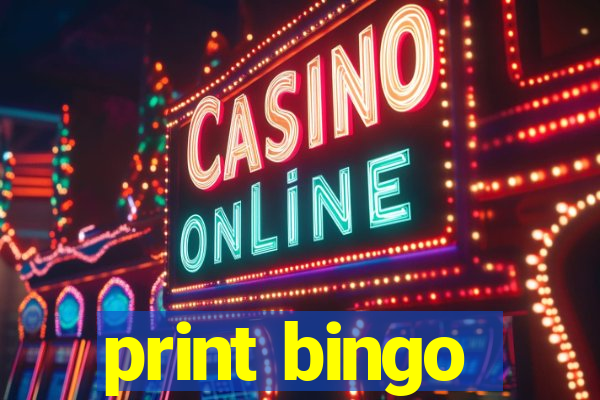 print bingo