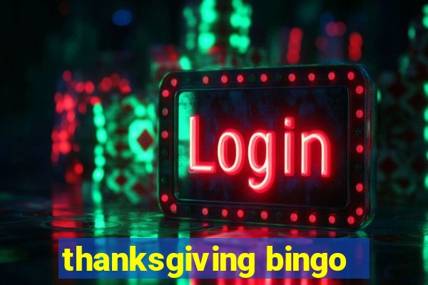 thanksgiving bingo