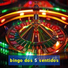 bingo dos 5 sentidos