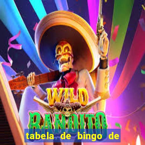 tabela de bingo de 1 a 100